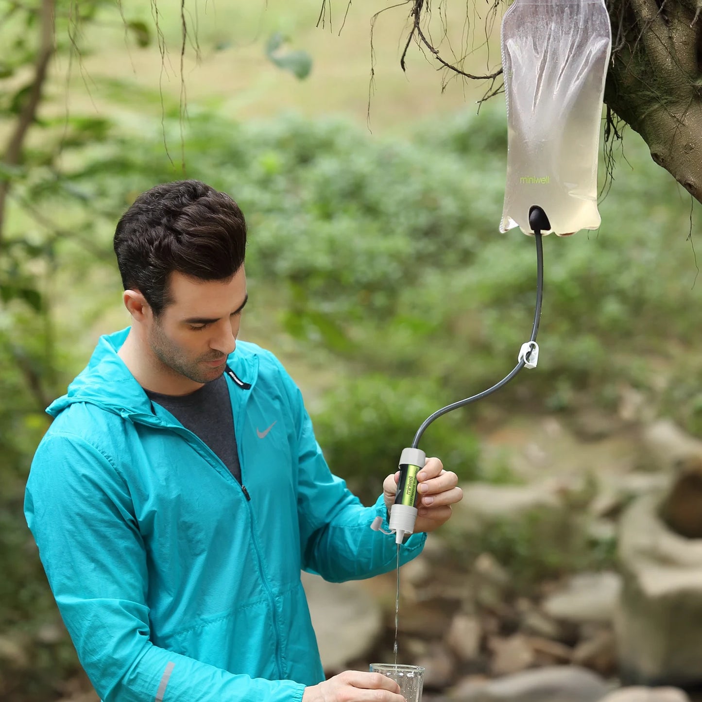 miniwell water purifier water straw filter survival emergency kit