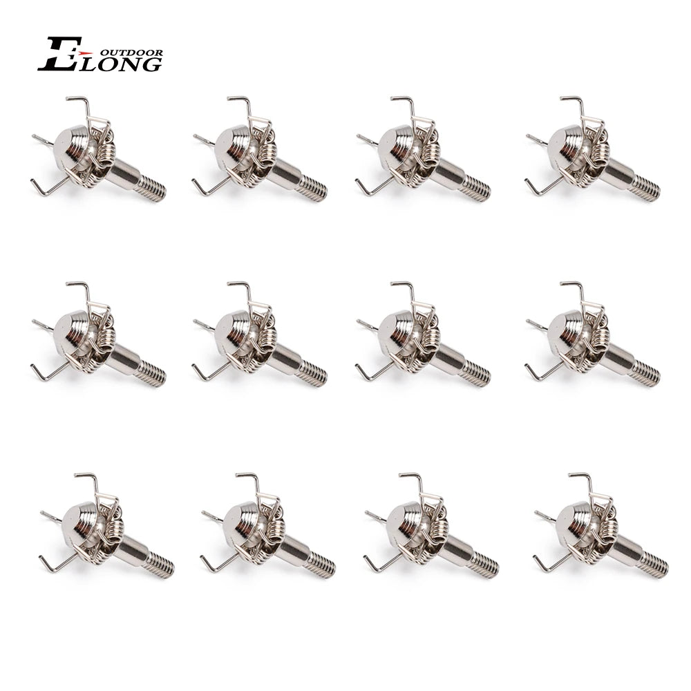 12Pcs Judo Arrow Broadhead Point 100 Grains Archery Bow Hunting Small Game Animal for Carbon Fiberglass Arrow Bolt