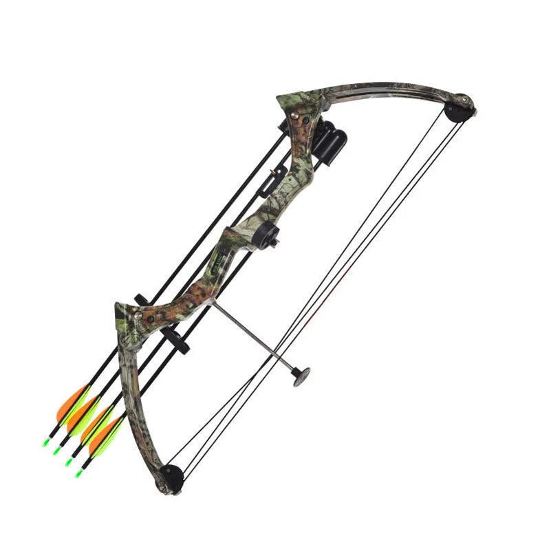 US M110 Children Compound Bow Set High-Strength Aluminum 20 Pound Right Hand for Practice