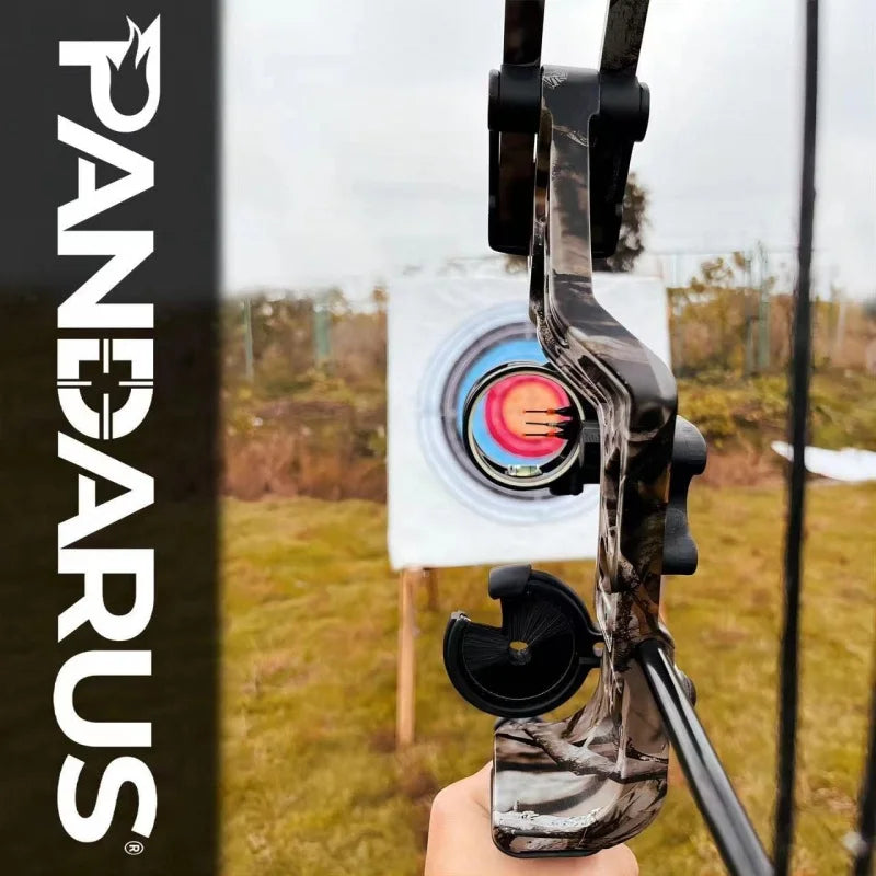 Compound Bow Set 15-45lbs for Pull Beginner and Teens Right Handed Adjustable 18"-29"