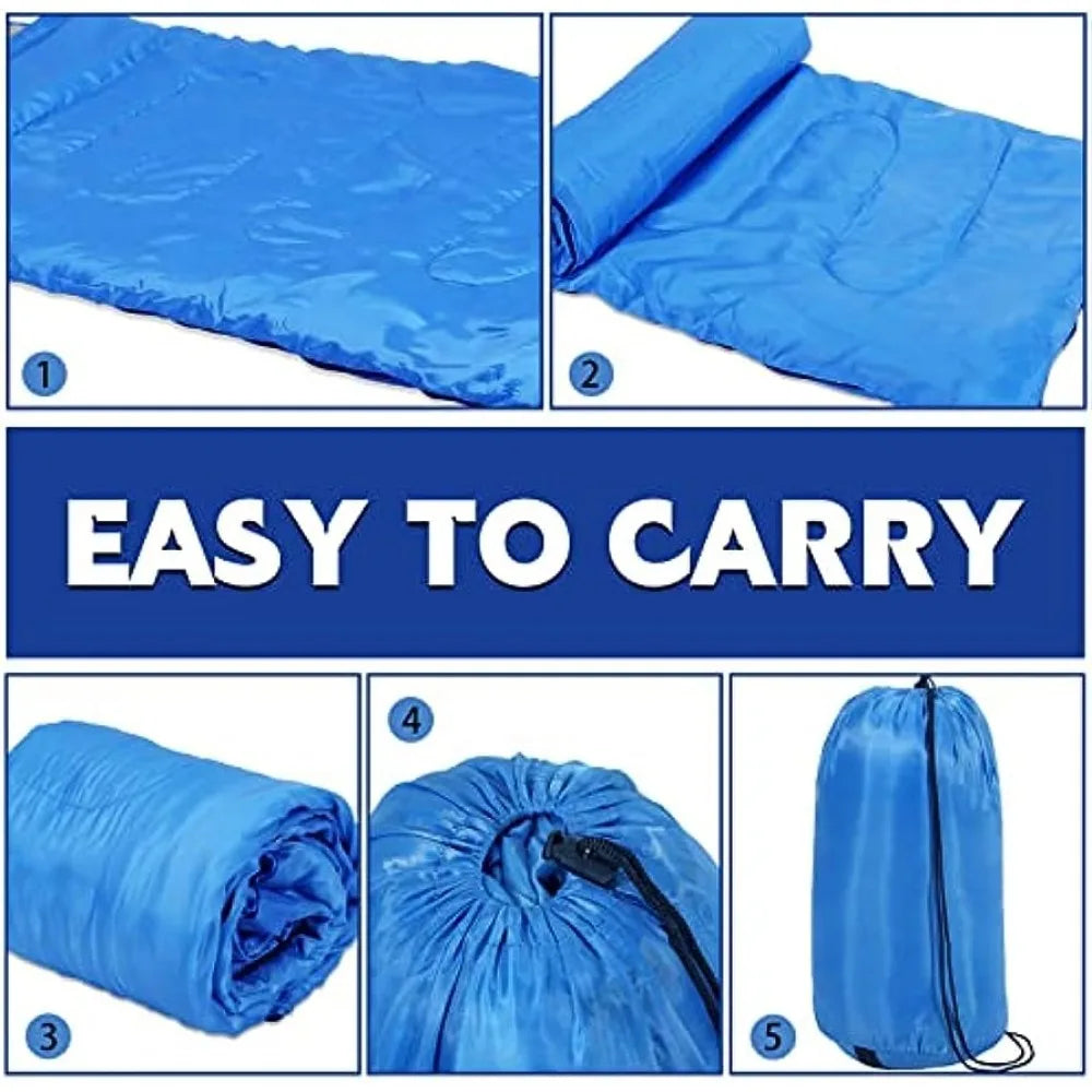 12 Pcs Backpacking Sleeping Bag Compact Camping Sleeping Bags Lightweight