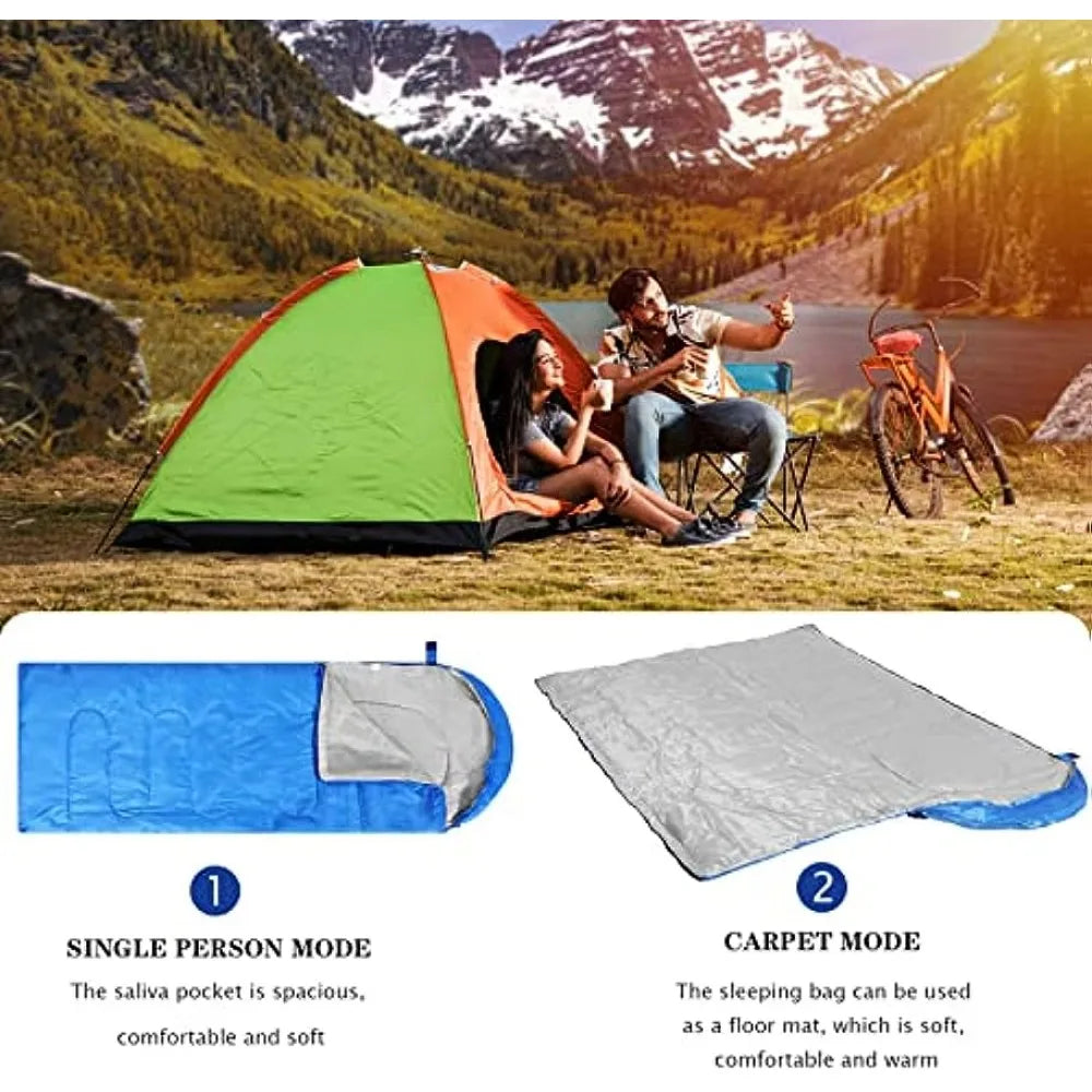 12 Pcs Backpacking Sleeping Bag Compact Camping Sleeping Bags Lightweight