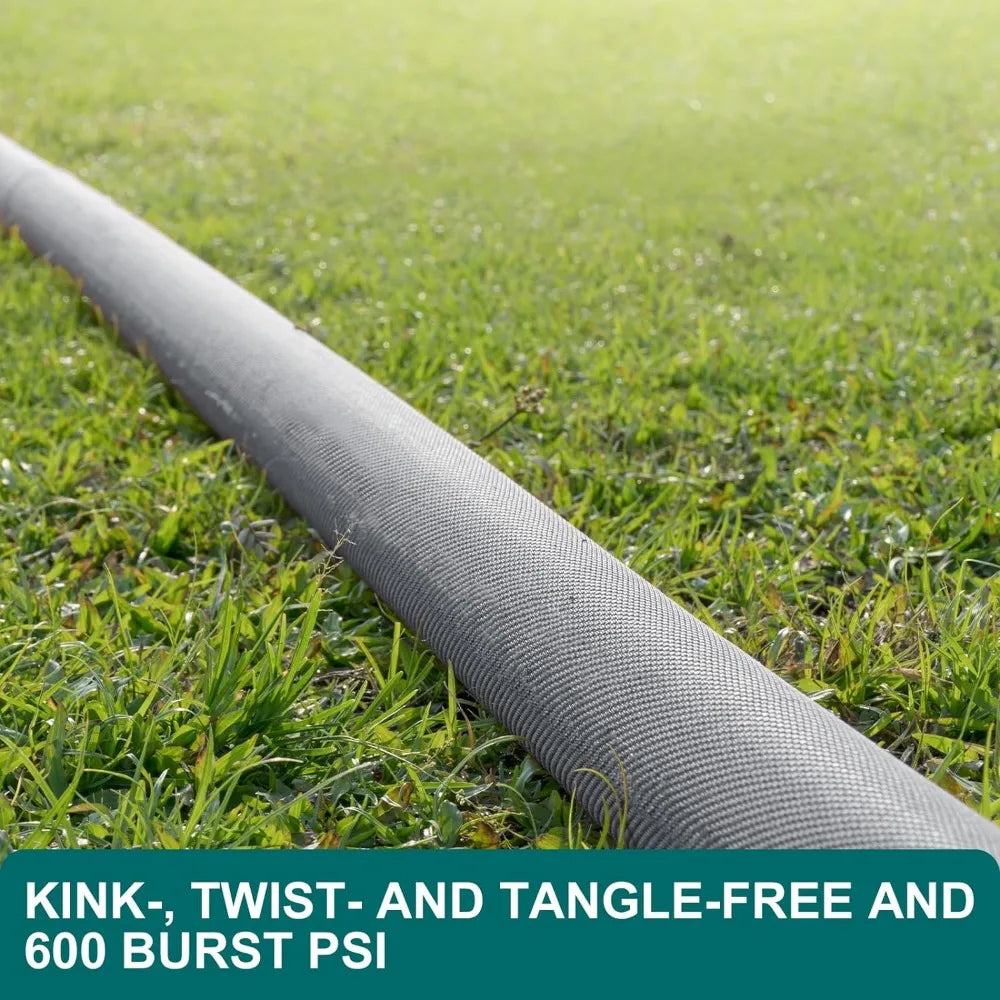 2024 Upgraded Non-Expanding Garden Hose 50ft,Flexible Ultra-Light Water Hose, Burst-Resistant, Lead-Free, Anti-Kink, High-Pressu
