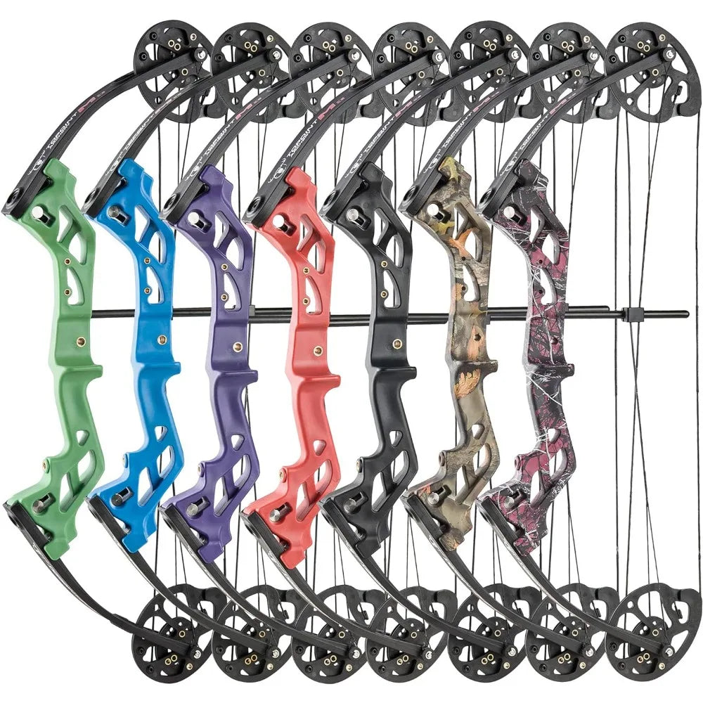 Archery Compound Bow, Compound Bow and Arrow for Youth, Beginner, Adults, Compound Bow Set with Archery Hunting Equipment