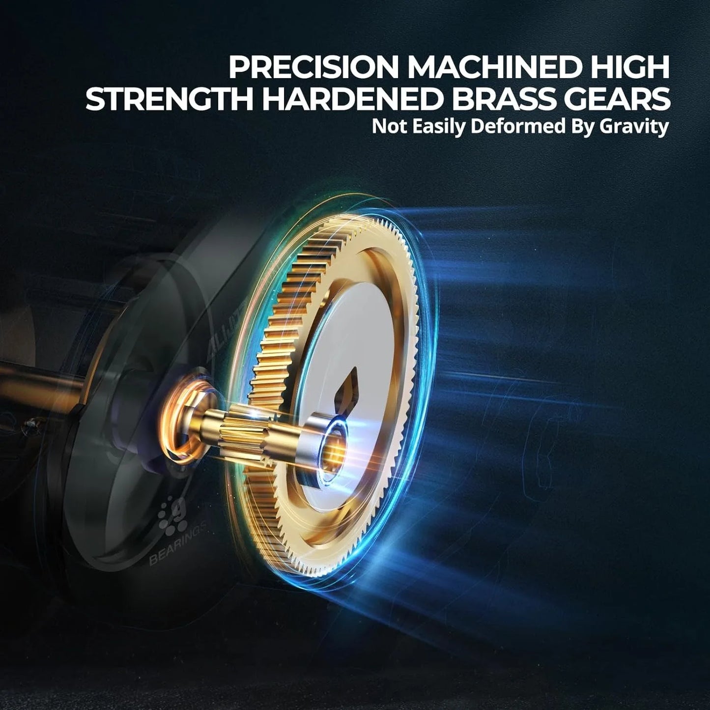 Alijoz 400 Baitcaster Fishing Reel 38Lbs Max Drag Aluminum Alloy Frame Reel Available in 6.6:1 Gear Ratio Right
