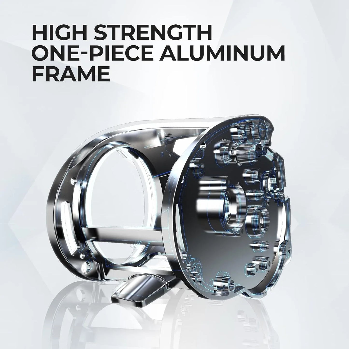 Alijoz 400 Baitcaster Fishing Reel 38Lbs Max Drag Aluminum Alloy Frame Reel Available in 6.6:1 Gear Ratio Right