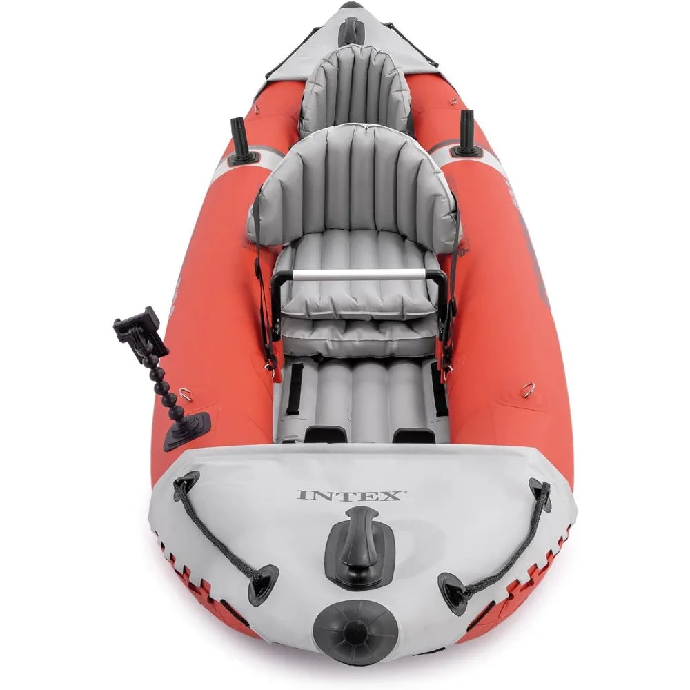 68303EP Excursion Pro K1 Inflatable Kayak Set: Includes Deluxe 86in Kayak Paddles and High-Output Pump