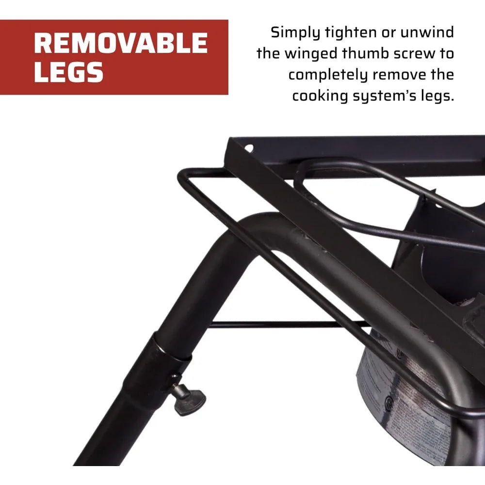 Chef Camp Chef Pro 30 Single Stove - 1-Burner Camp Stove - Ultra Portable Gas Stove for Outdoor & Camping Gear - 231 Sq In Cooki