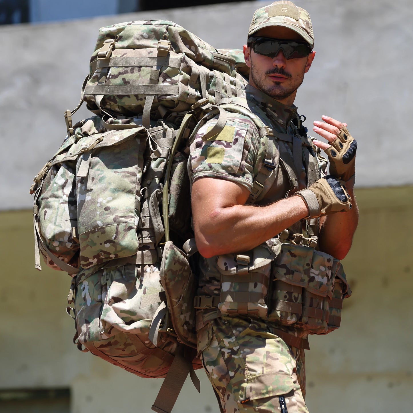 160L Large backpack MT Pack Tactical backpack Military FLIBE Frame Hip Belt Tactical Military Camping Equipment