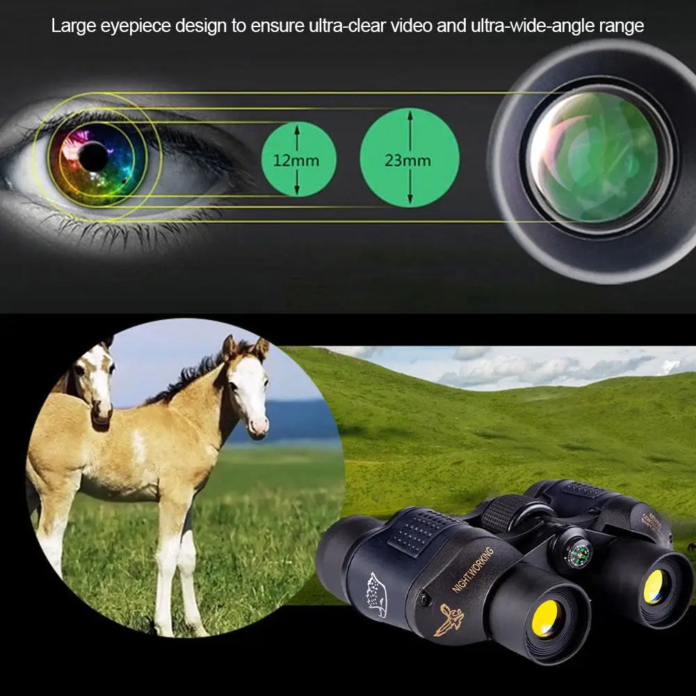 High Powered Binoculars HD 10000M 60x60 Night Vision Binoculars