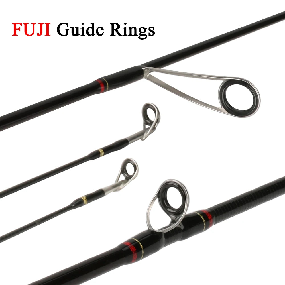 KUYING Teton UL Ultra-light Soft Fishing Rod 1.8m 1.9m 1.92m Lure Carbon Casting Spinning Cane Pole