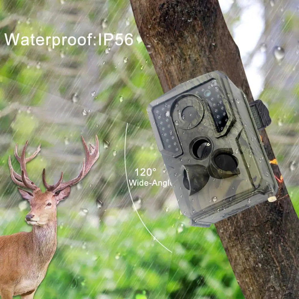 Outdoor Trail Camera 12MP 1080P HD IP56 Waterproof Game Wild Scouting Dash Cam  And Night Vision