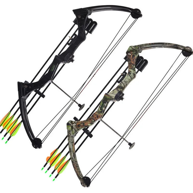 US M110 Children Compound Bow Set High-Strength Aluminum 20 Pound Right Hand for Practice