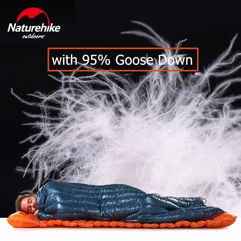 Naturehike CW280 Sleeping Bag Winter Waterproof Goose Down Sleeping Bag