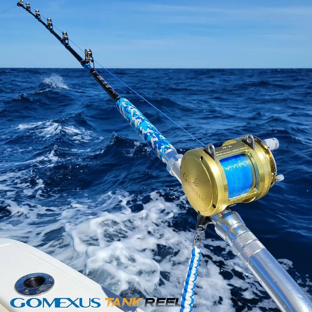 Trolling Reel for Tuna Sailfish Swordfish 2 Speed Heavy Game Reel (50W,80W) Gifts for Fishing Men