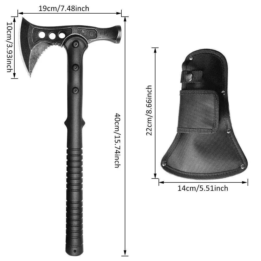 Tactical Survival Axe Multi Tool Emergency Gear Tourist AX Tactical Axe Outdoor Portable Tomahawk