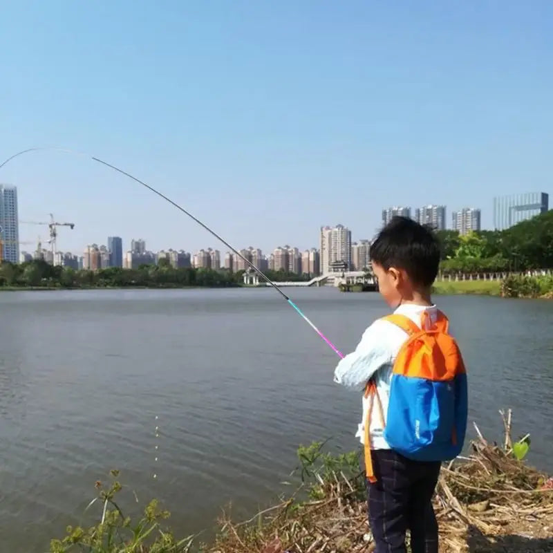 Short Fishing Rod Ultralight Stream Rod Ultra Short Hand Pole Thin Fishing Rod Children Easy-to-Handle For Outdoor Adventures