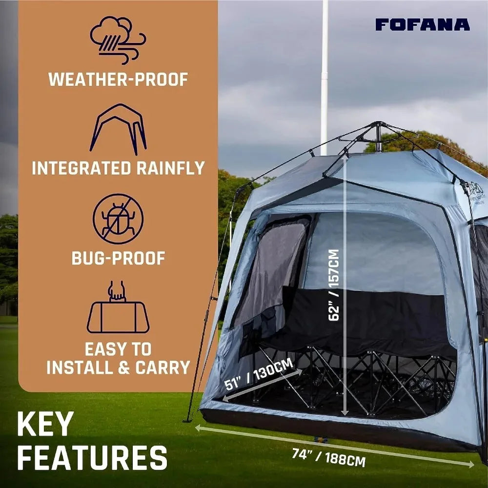 Pod All Weather Sports Tent - Largest Pop Up Weather Tent