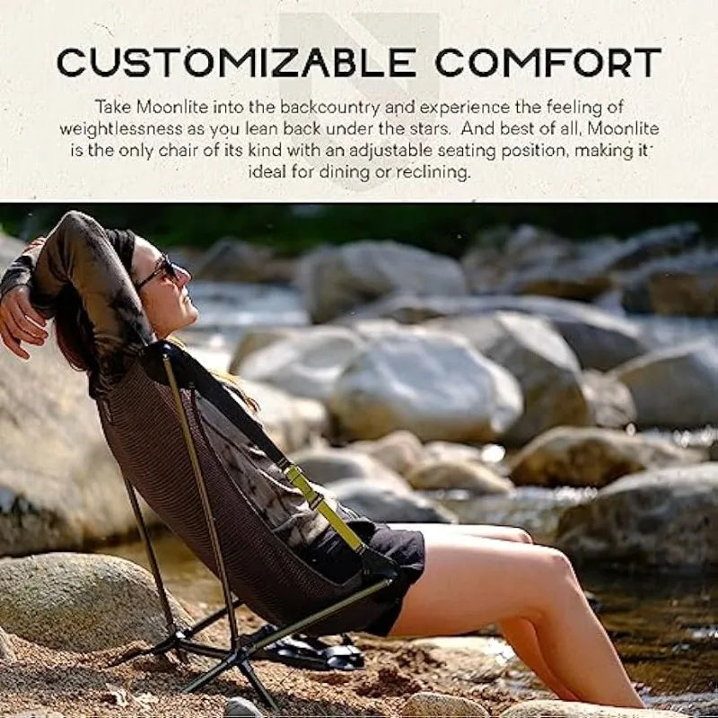 NEMO Moonlite Reclining Camp Chair | Portable Backpacking and Camping Chair