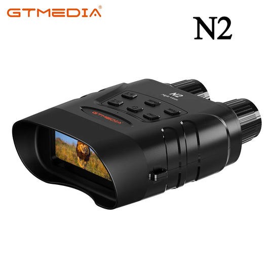 GTMEDIA N2 Night Vision Binoculars , Digital Zoom 300m, 850nm Infrared, 1080P FHD video