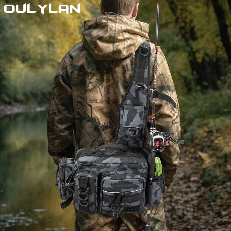 Outdoor Shoulder Bag Sports Climbing Backpack Shoulder Tactical Hiking Camping Hunting Fishing Backpack