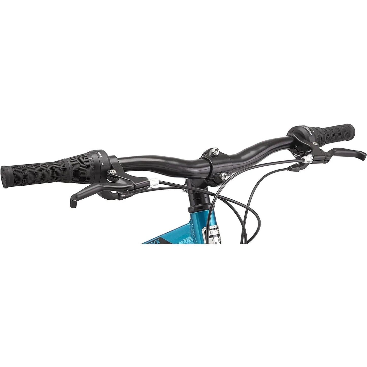 Mongoose Flatrock Hardtail Mountain Bike for Men Women, 21-Speed Twist Shifters, 24-Inch Wheels, 14.5-In Aluminum Frame Options