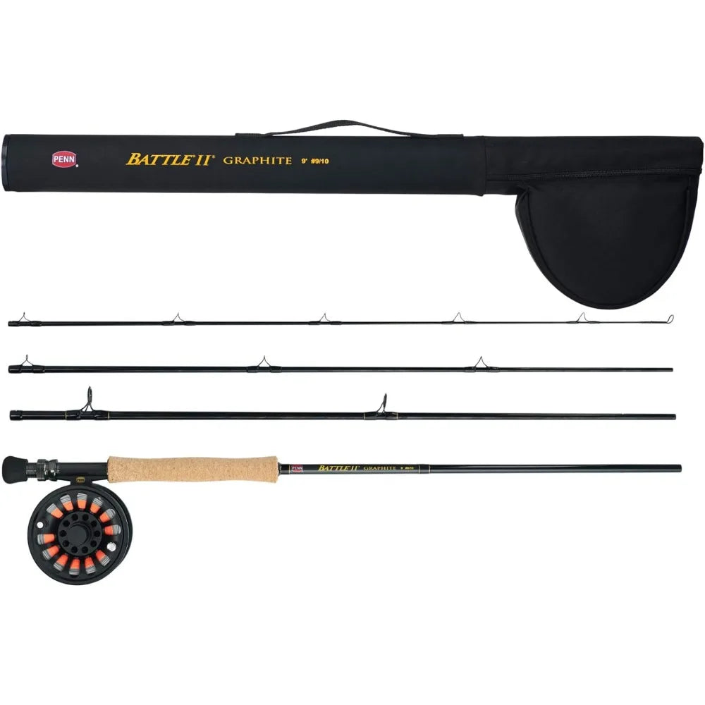 Battle Fly Outfit Reel and Fishing Rod Combo