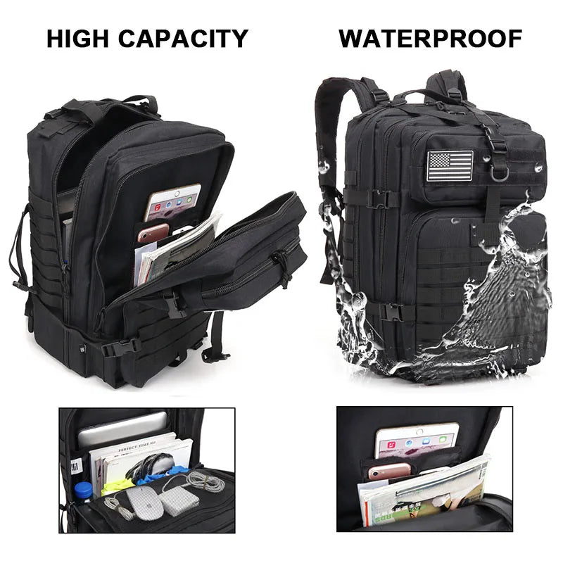 30L/50L Tactical Backpack Men Outdoor Hiking Backpacks Hiking Bag Waterproof Rucksacks