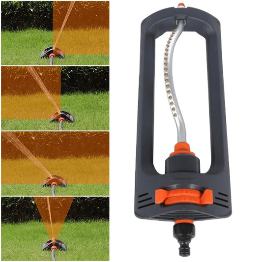 Oscillating Sprinkler Automatic Garden Sprinkler 19 Nozzles Watering Irrigation System Watering Device for Garden Lawn Patio