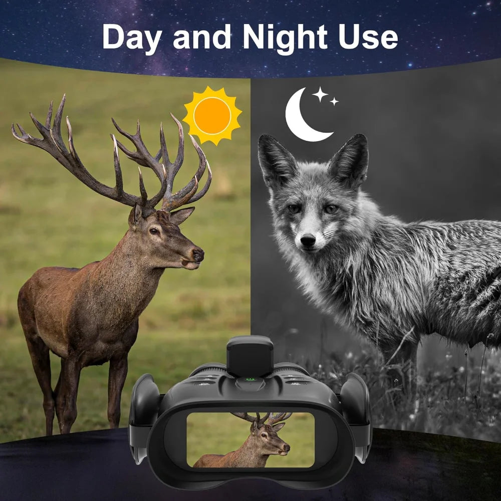 oneleaf.ai Find NV200 True 4K 35mm Night Vision Binoculars, Day/Night Vision Goggles with Rangefinder