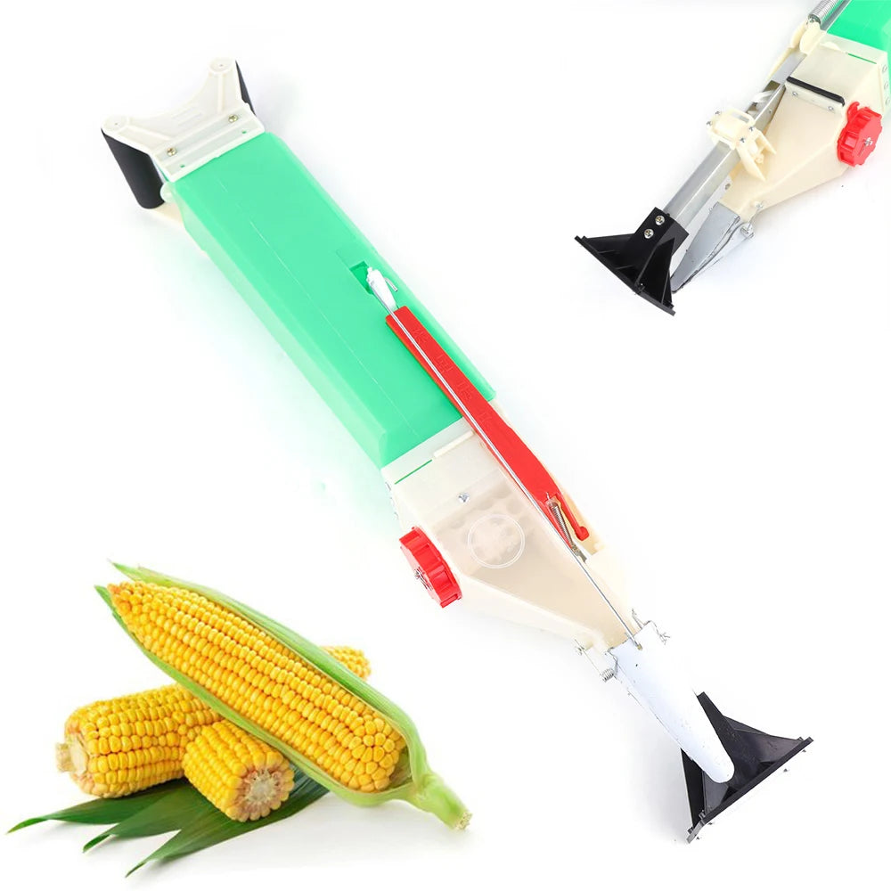 Adjustable Manual Handheld Corn Peanut Seed Spreader Vegetable Planter Garden Fertilizer Seeder