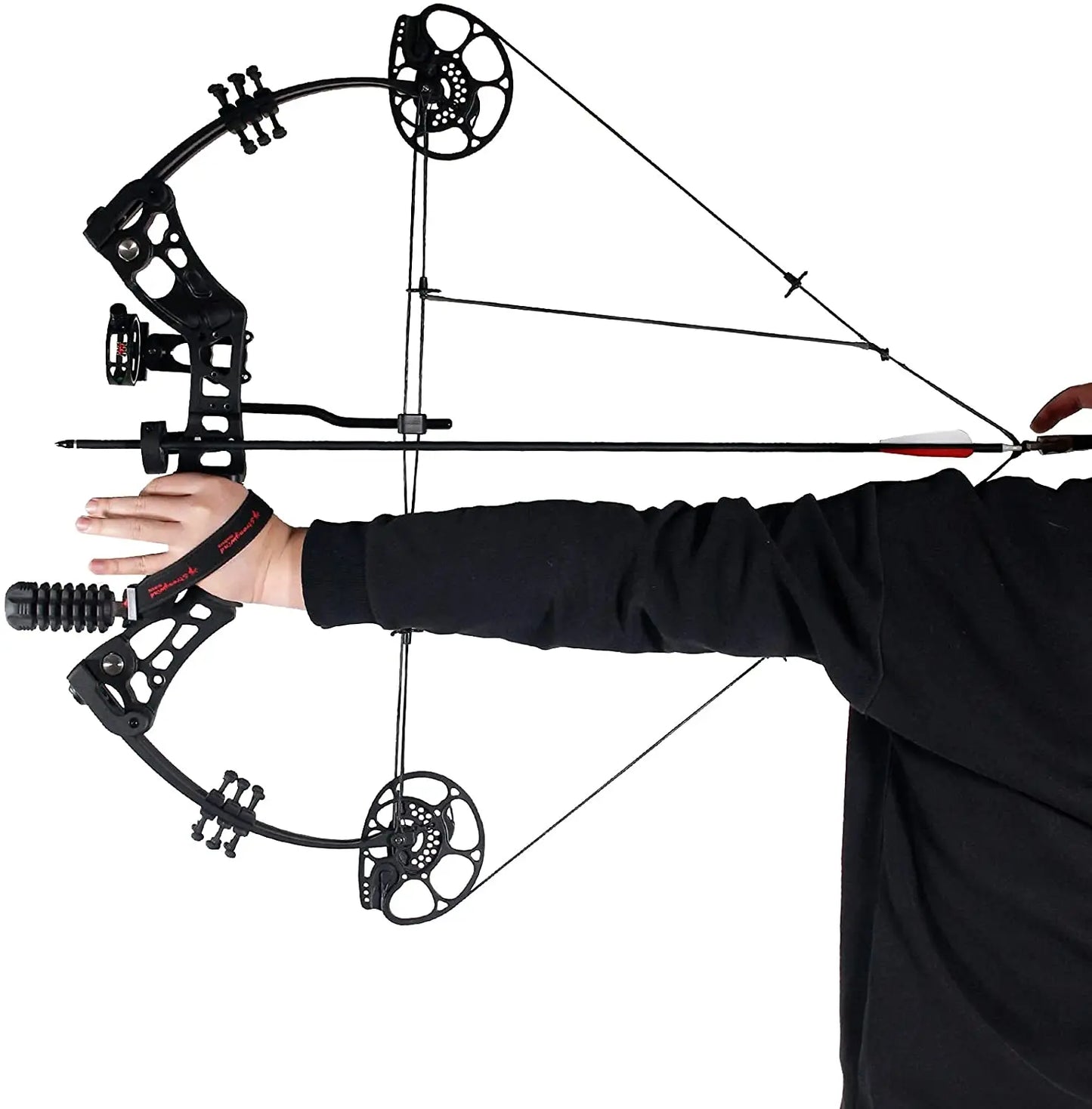 15-45lbs Compound Bow 18.25"-29" Let-Off 75% Archery Hunting Equipment Max Speed 290fps  Right Hand