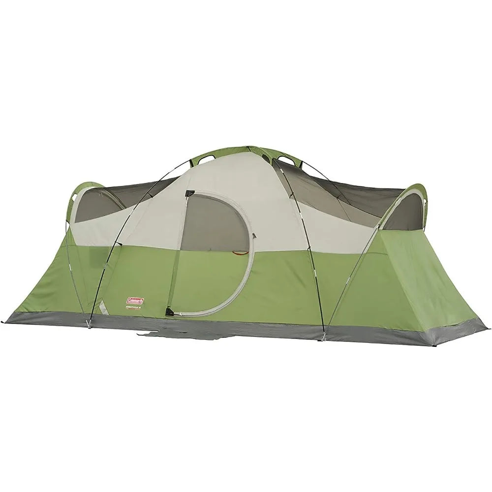 Montana Camping Tent, 6/8 Person with Carry Bag, and Spacious Interior