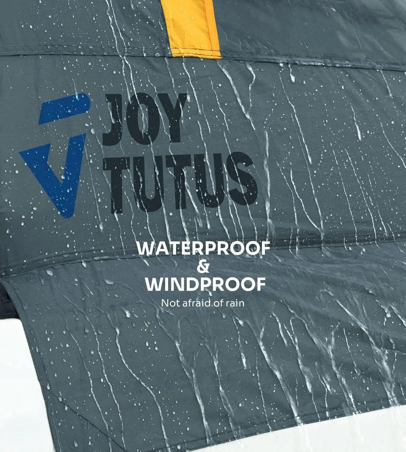 JoyTutus Pickup Truck Tent 2.0, Waterproof PU2000mm Double Layer for 2 Person, Portable Truck Bed Tent with Rainfly