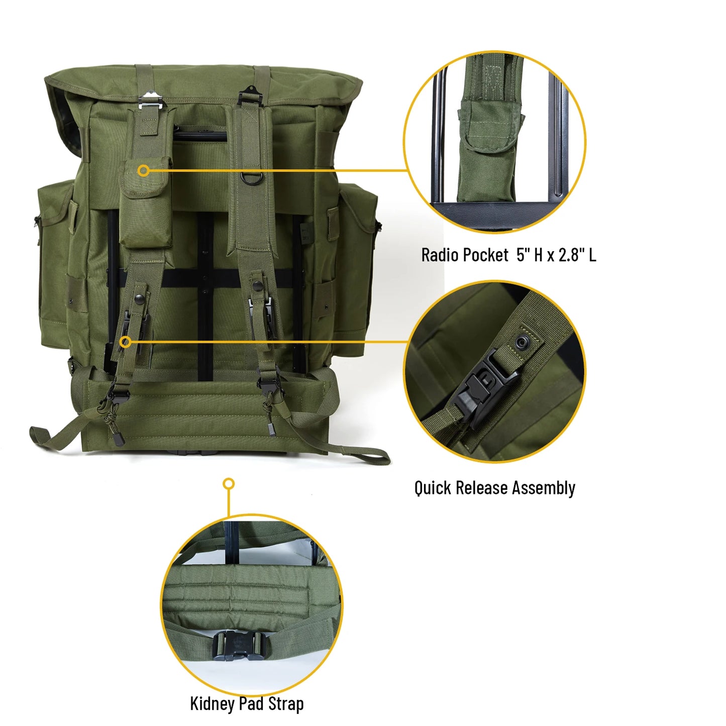 Alice Pack Tactical Backpack Assault Pack Military Backpack Camping Bags Climbing Supplies Bag