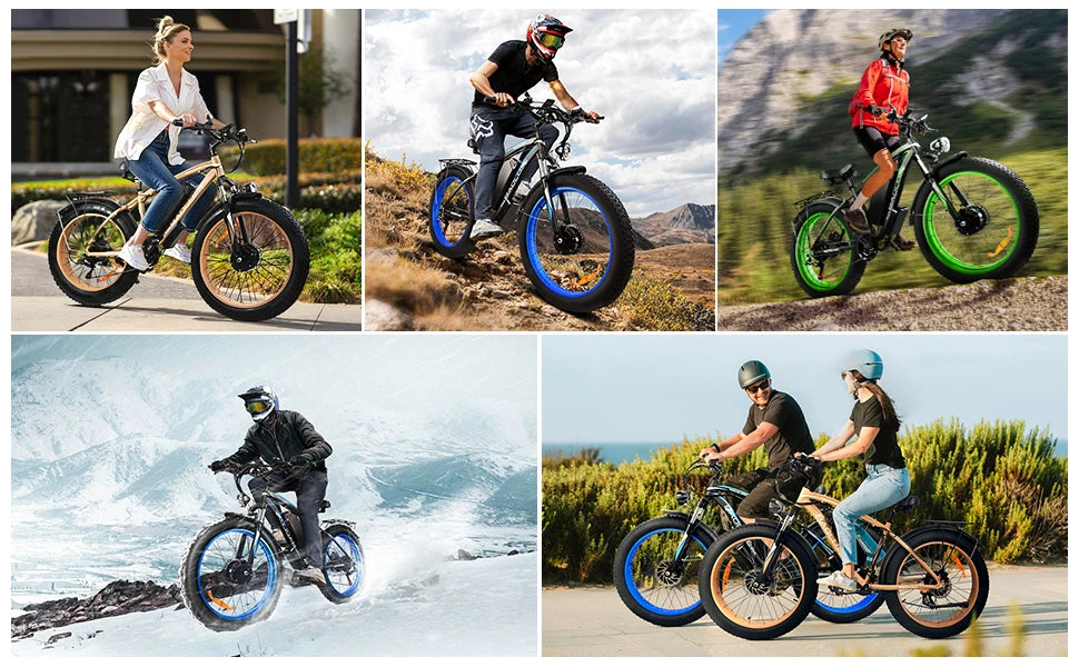 Electric Bike for Adults, 2000W Dual Motor Ebikes, 21 Speed 35MPH AWD Electric Bicycle, 26" Fat Tire MTB,Hydraulic Brake