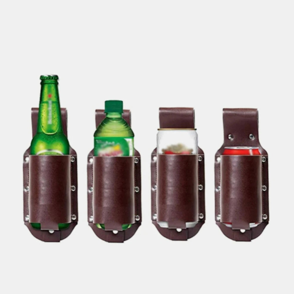 1Pcs Climbing Camping Hiking Holster Portable Bottle Waist Beer Belt Bag Handy Wine Bottles