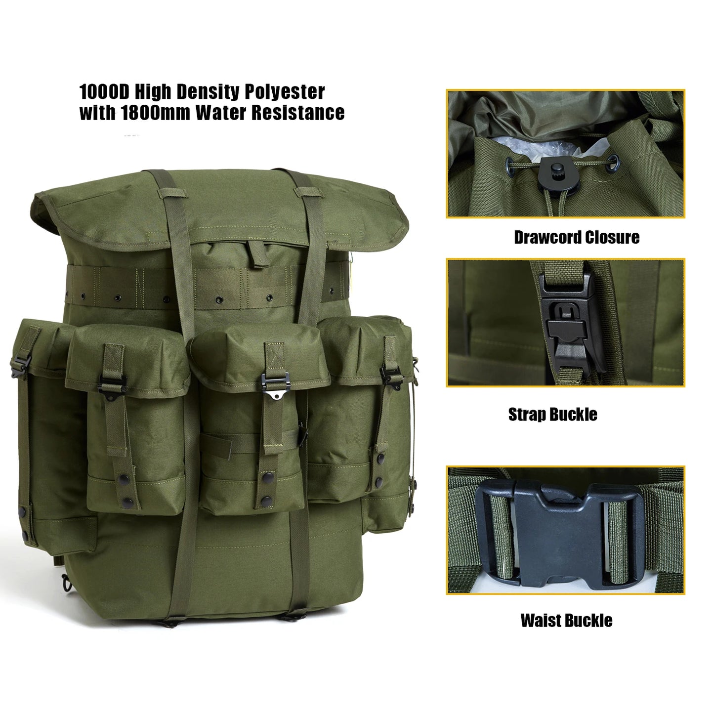 Alice Pack Tactical Backpack Assault Pack Military Backpack Camping Bags Climbing Supplies Bag