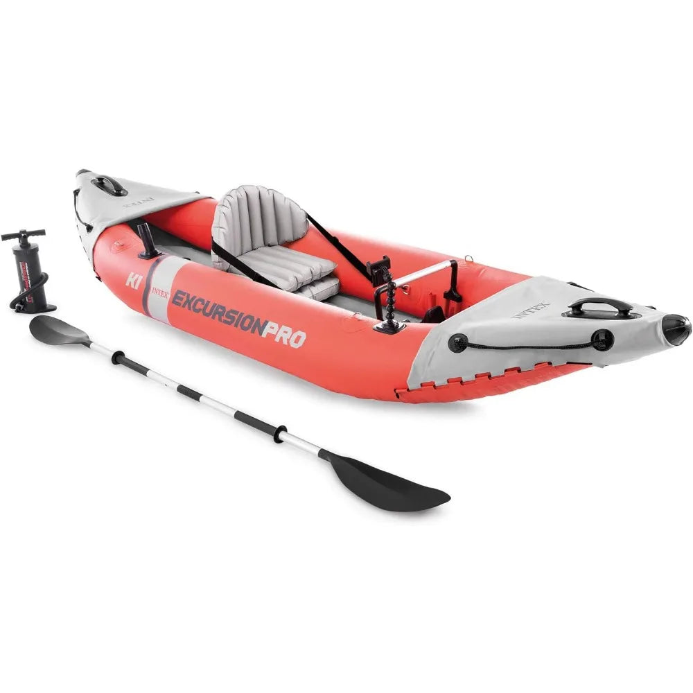 Excursion Pro Inflatable Kayak Series: Includes Deluxe 86in Kayak Paddles and High-Output Pump