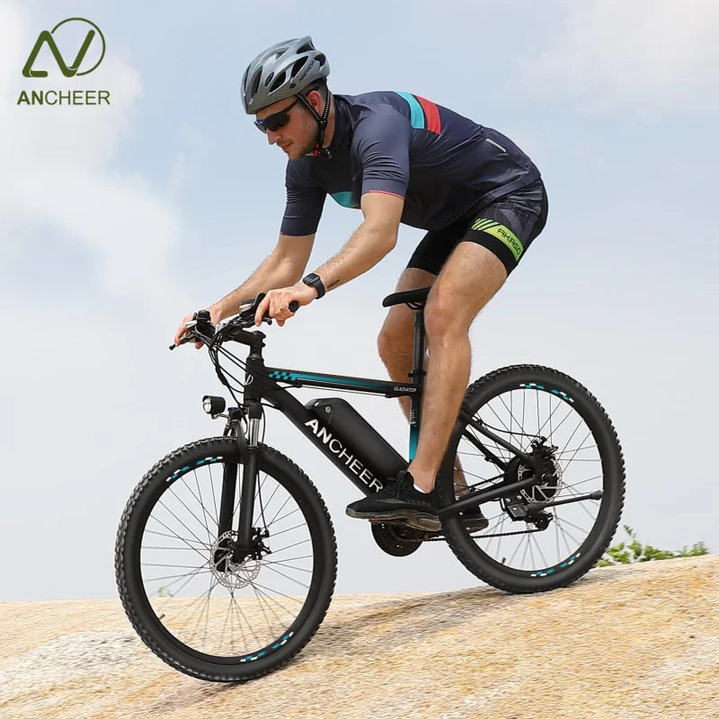 QANCHEER Electric Bike for Adults with 500W Motor[Peak 750W], 48V 499Wh Ebike, Up to 55 Miles, 3H Fast Charge, 26'#39; Gladi