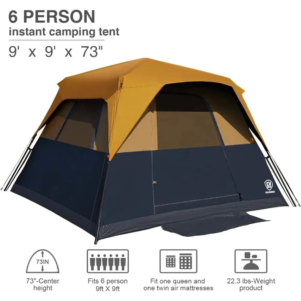 6 Person Blackout Camping Tent