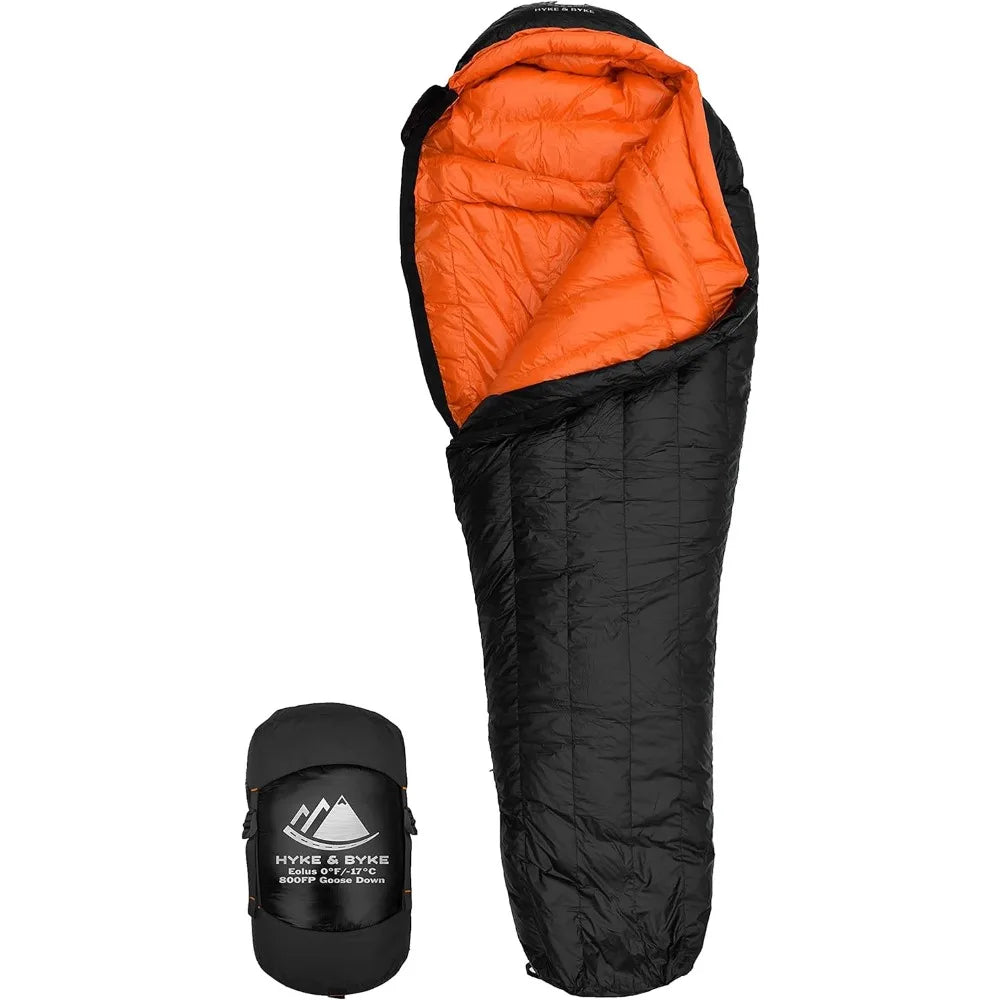 Lixada Goose Down Sleeping Bag Ultralight Inflatable Sleeping Mattress