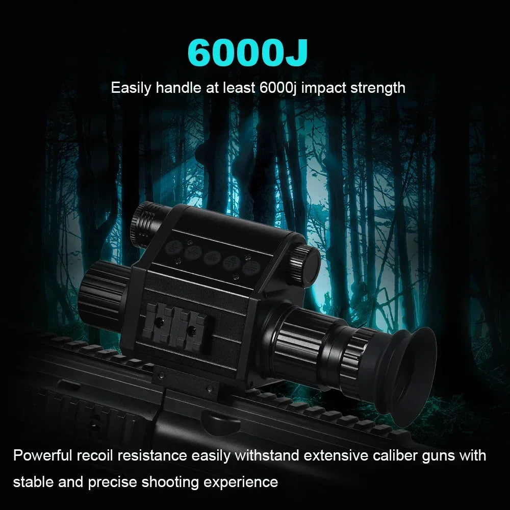 M5 Digital Riflescope Night Vision Scope Sight Infrared Monocular 1080P Video Photo Recording All in 1 for Hunting Surveillance